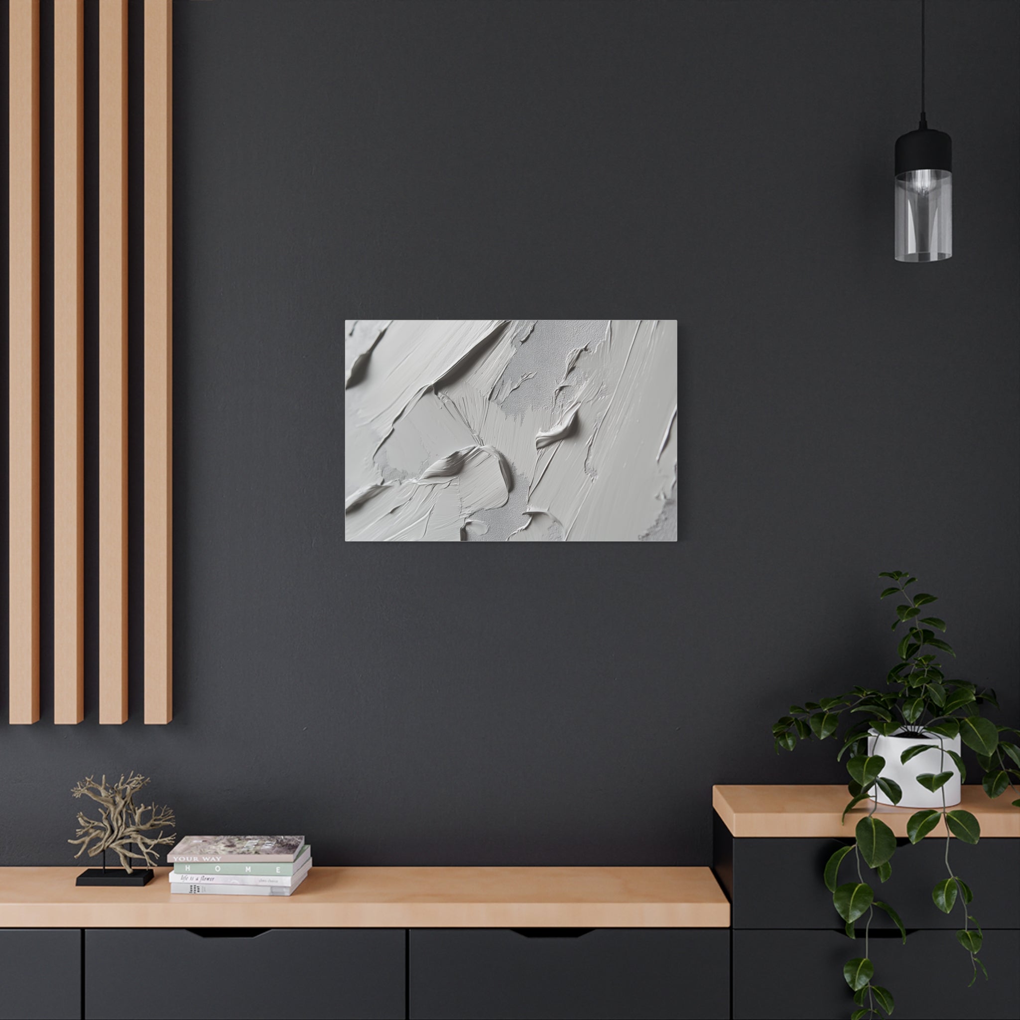 Textured Matte Canvas Wall Art