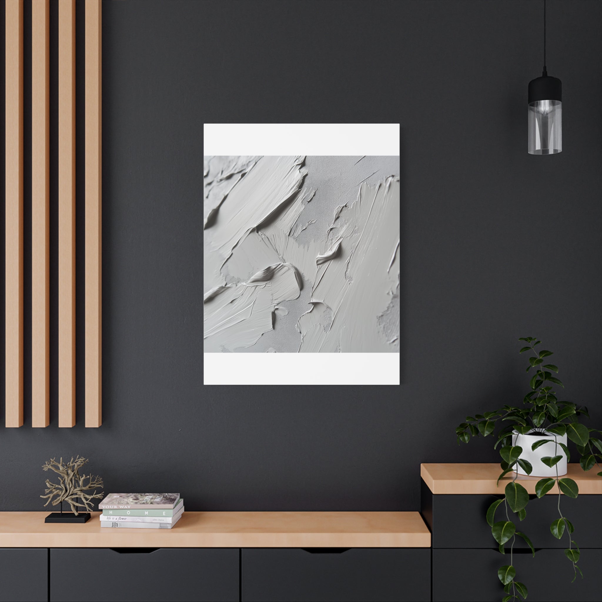 Textured Matte Canvas Wall Art