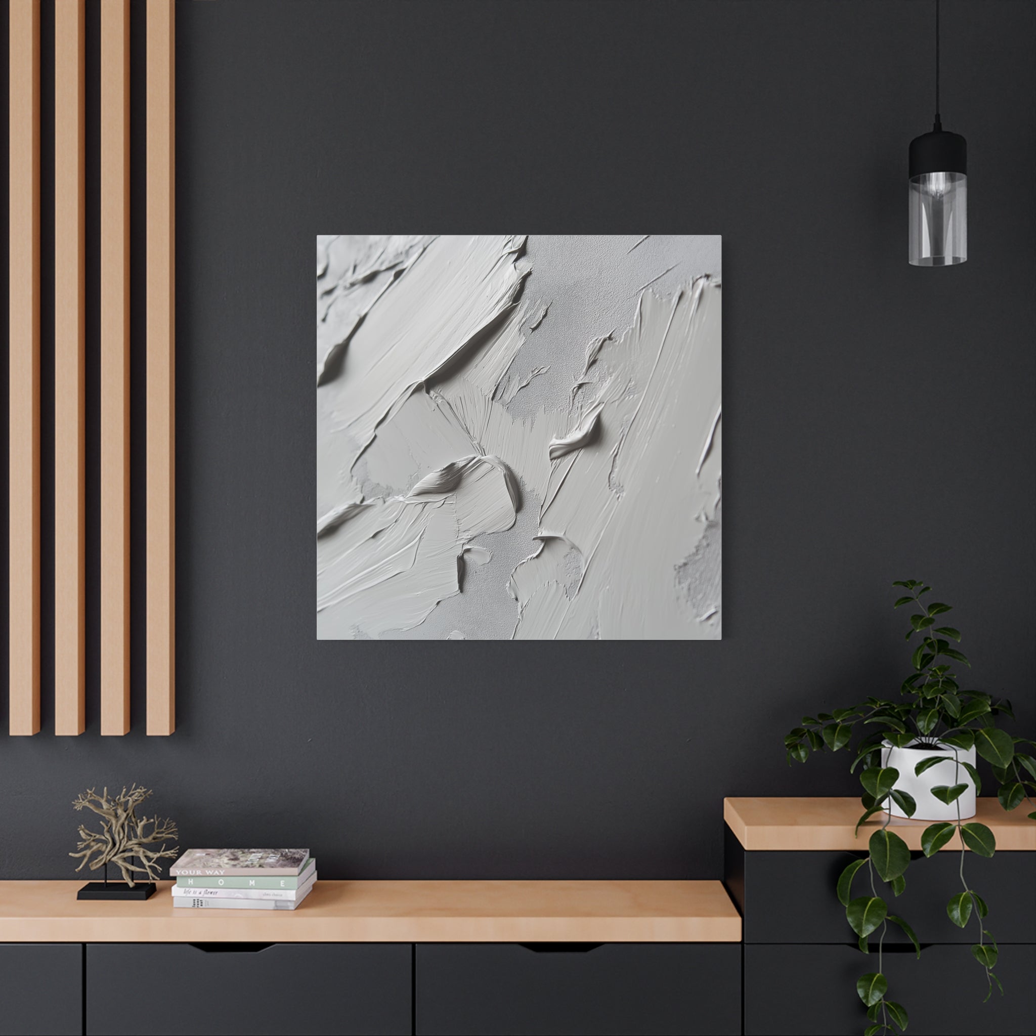 Textured Matte Canvas Wall Art