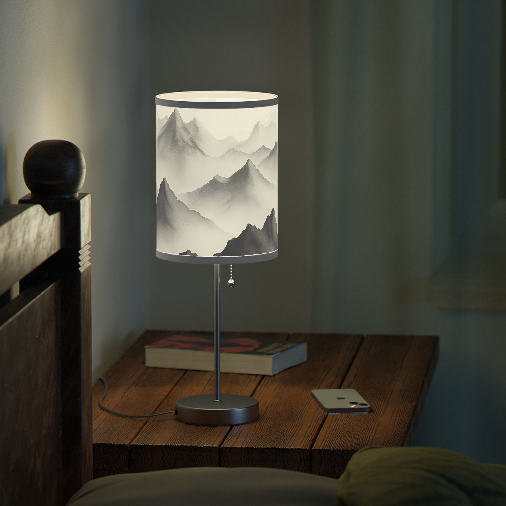 Mountain Landscape Table Lamp