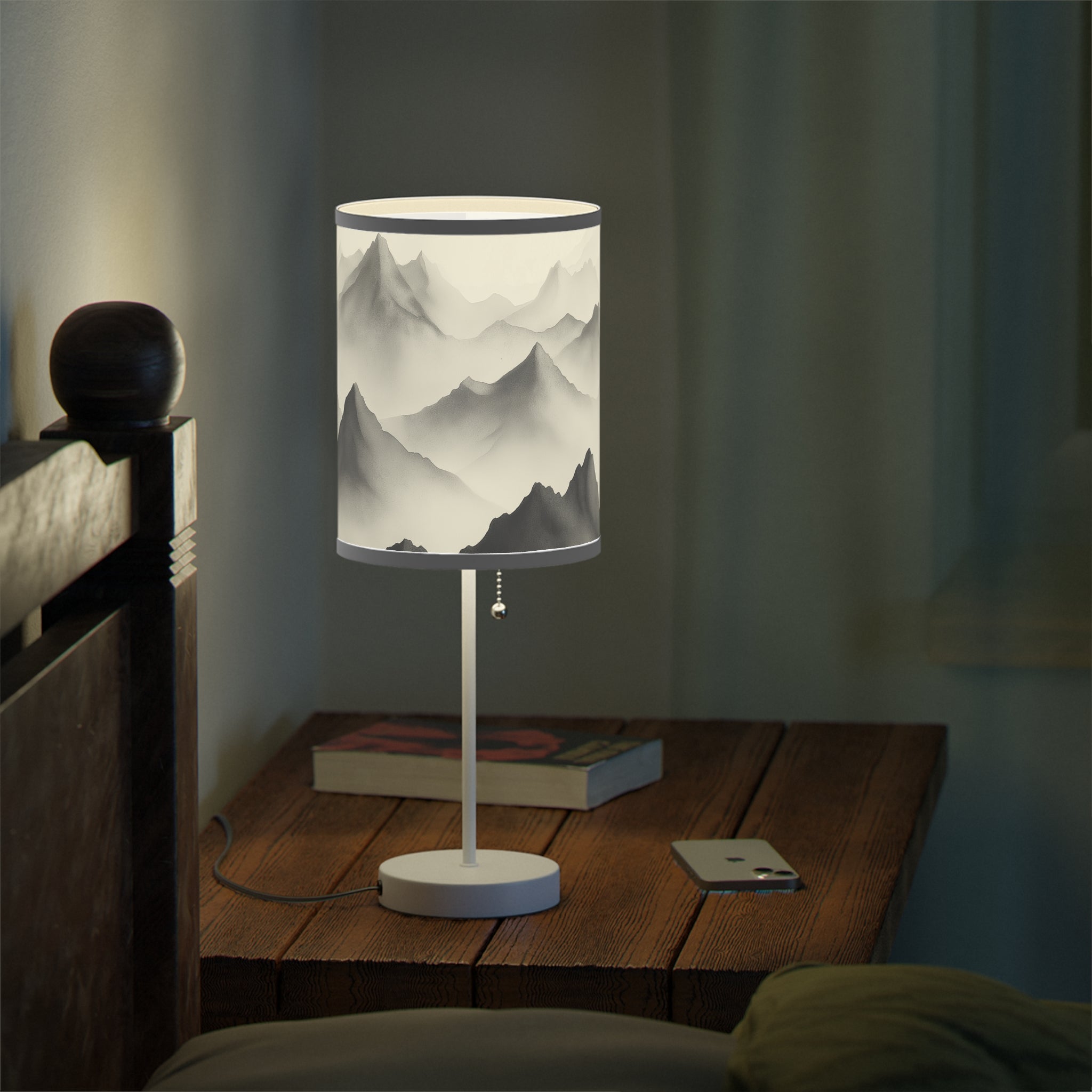 Mountain Landscape Table Lamp